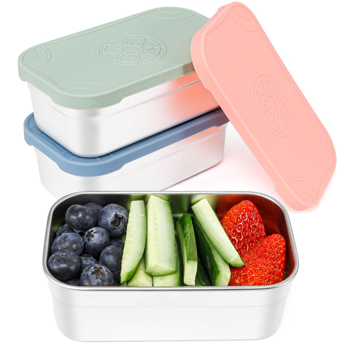 Caperci 3-pack packaged set showing compact, eco-friendly storage for snacks.