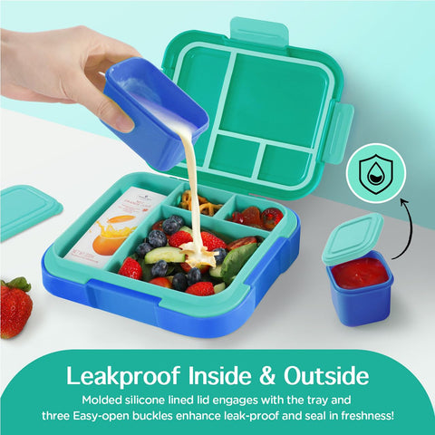 Caperci four-compartment tray supports meals with variety