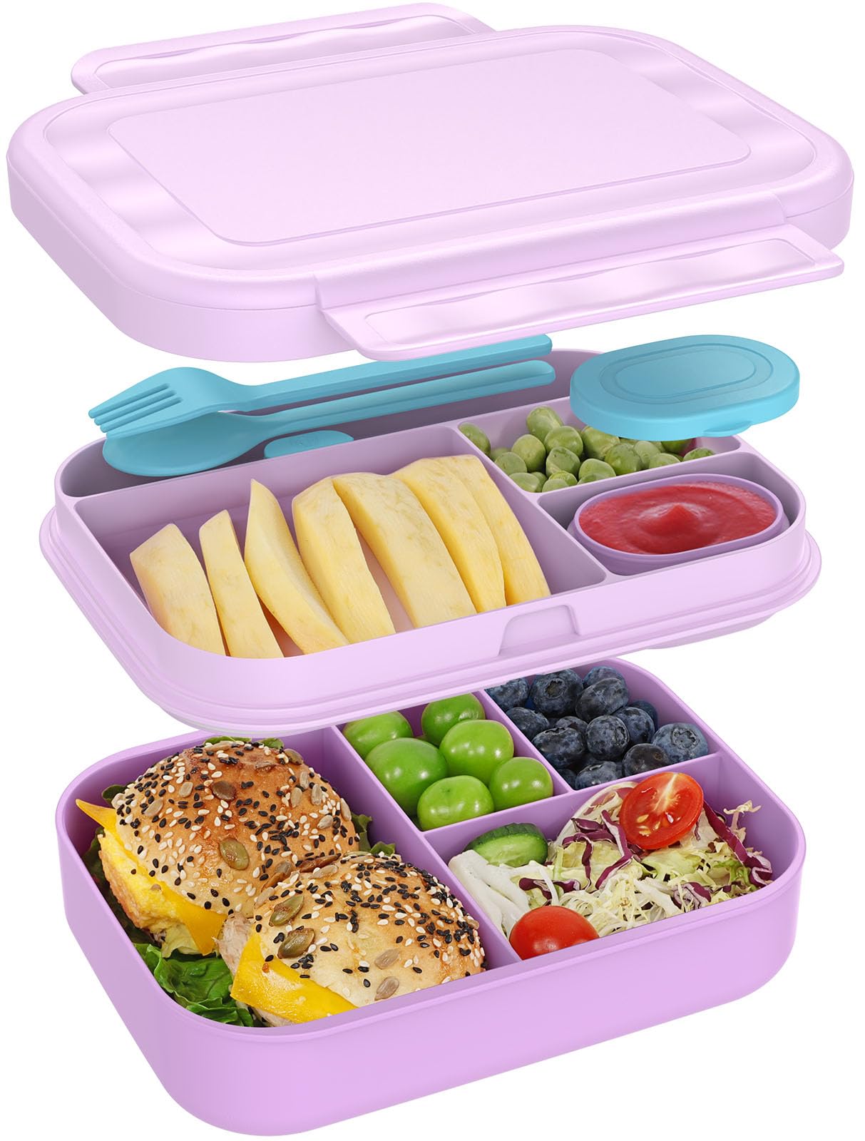 Purple Caperci Bento Box design adds playful style to school meals