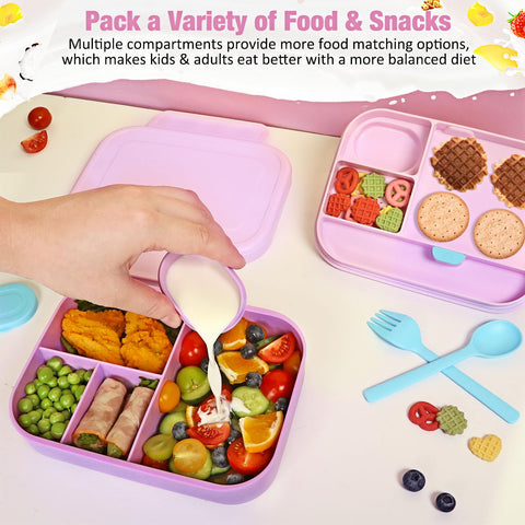 Caperci six-compartment layout for balanced meals