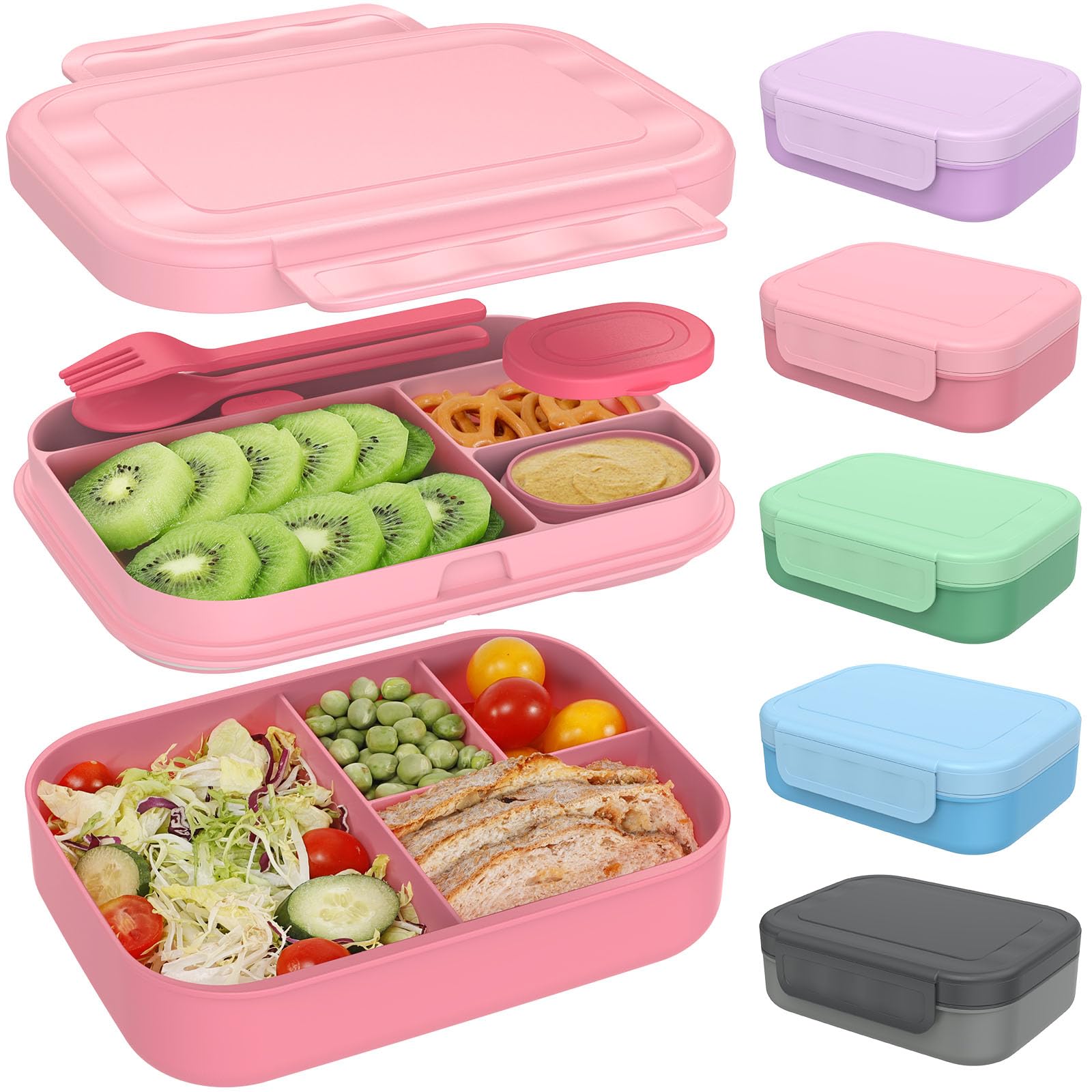 Caperci Bento lunch box for adults with stackable leakproof design