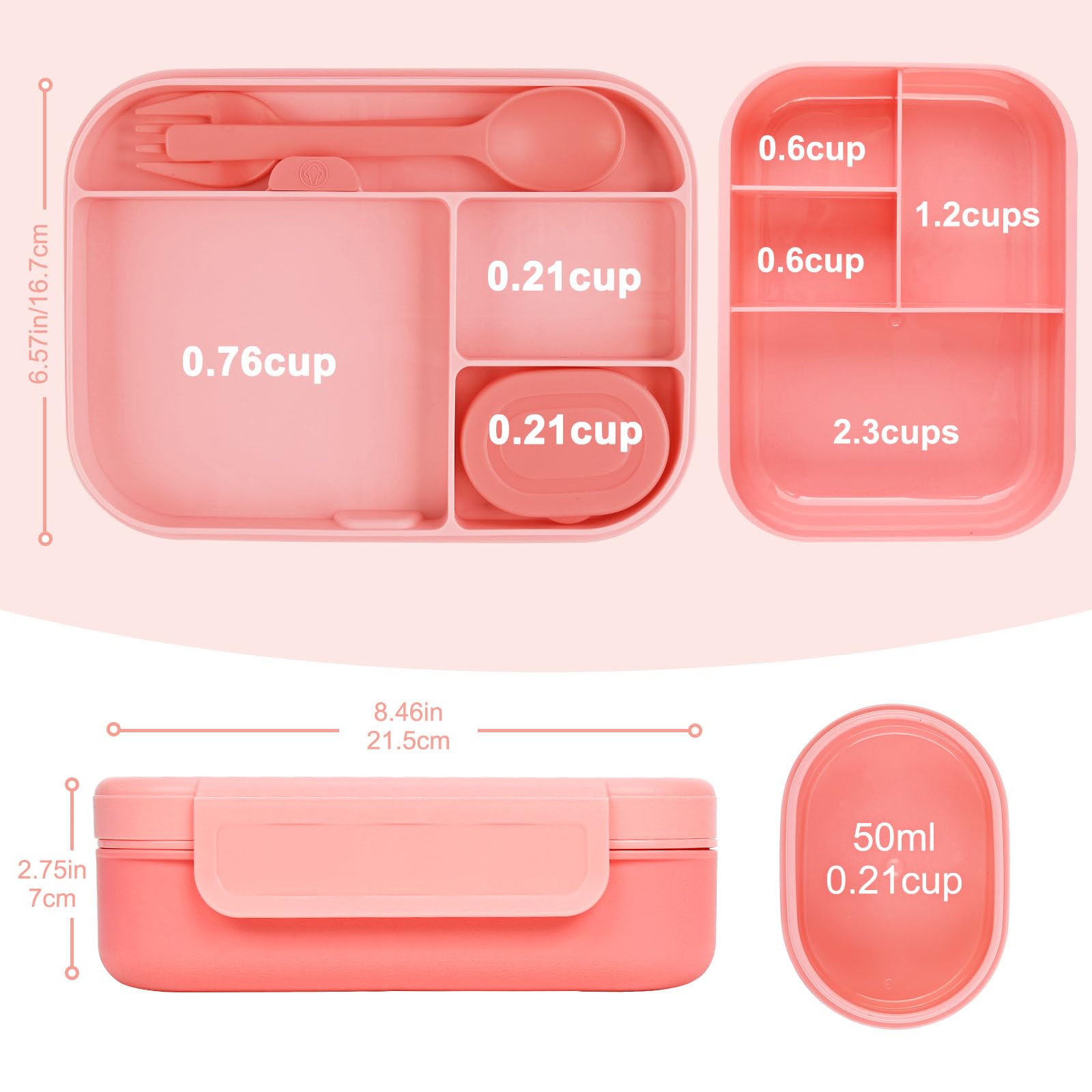Top rack dishwasher safe for easy cleaning after meals