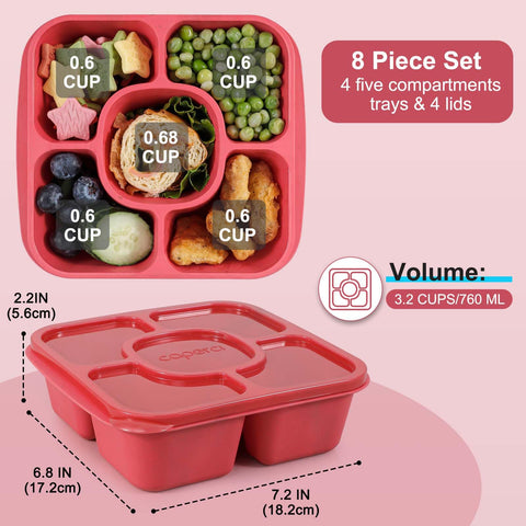 Caperci top-rack dishwasher-safe lids simplify cleanup after meals.