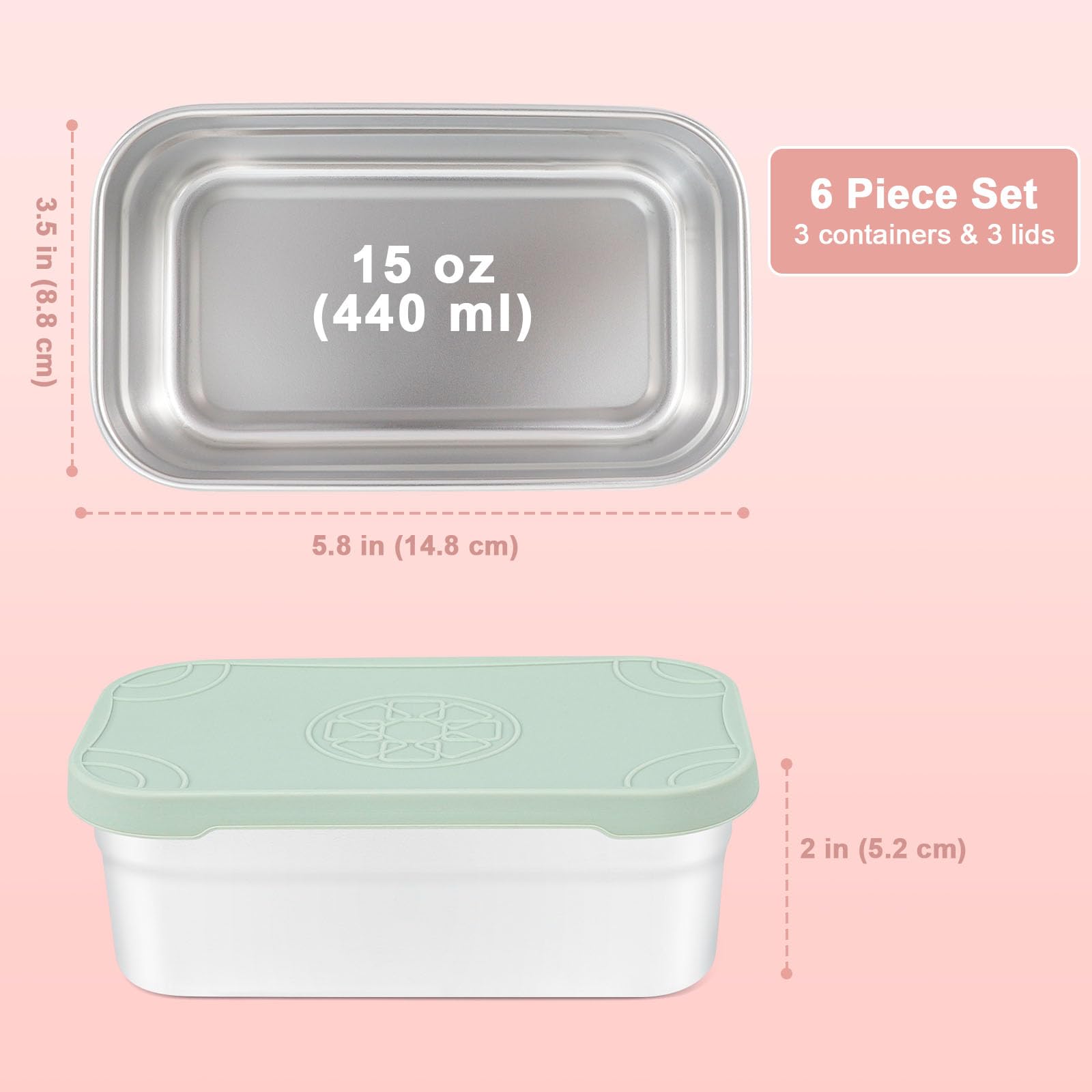 Caperci dishwasher-safe stainless steel container for quick cleanup.