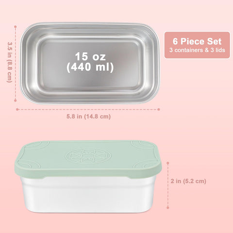 Caperci dishwasher-safe stainless steel container for quick cleanup.