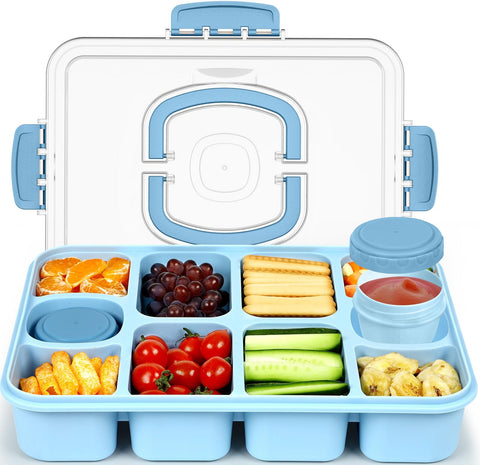Caperci Snackle Box 10-compartment tray for organized on-the-go snacking