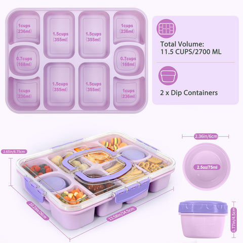 Travel-friendly Snackle tray with ergonomic handle for easy transport.