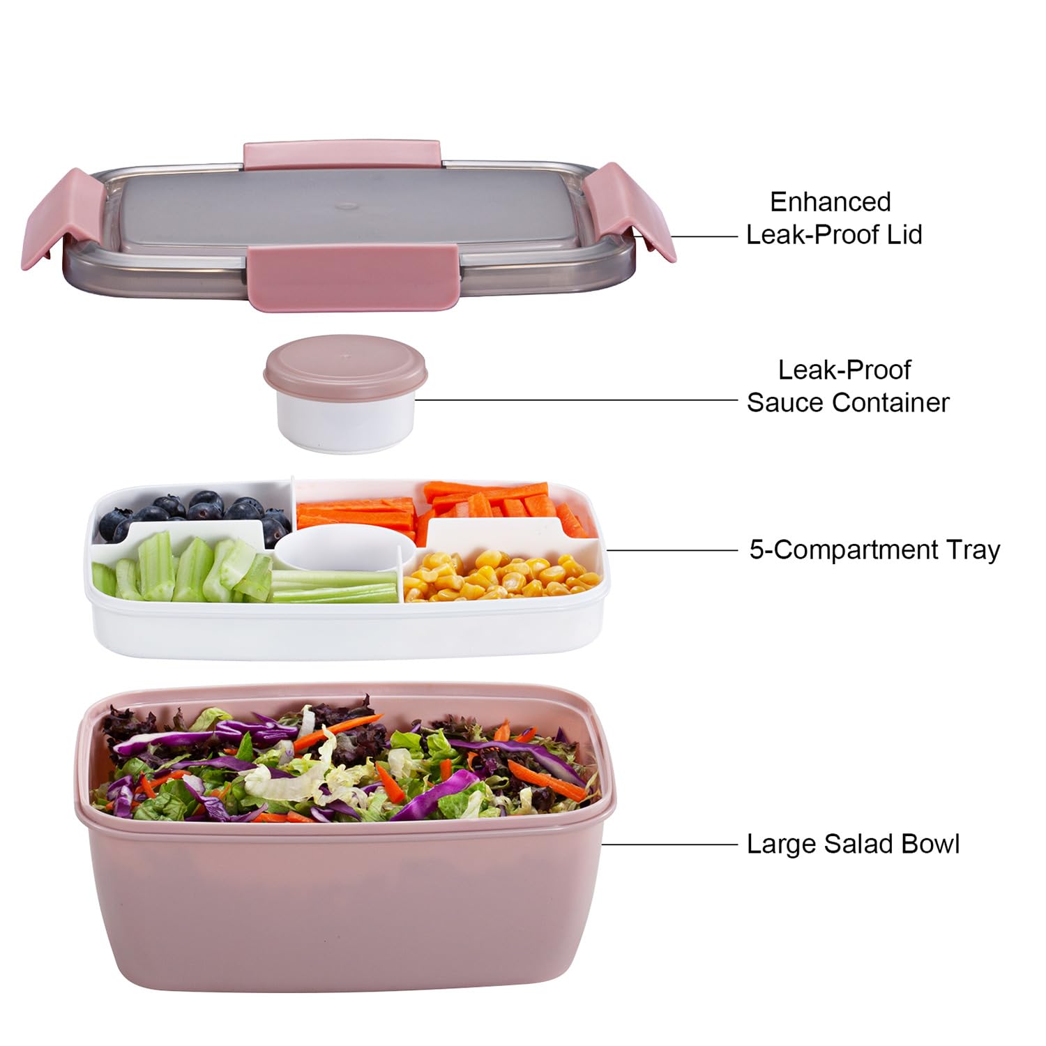 Caperci includes spork for quick meals anywhere