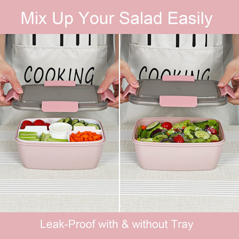 Caperci top tray with five compartments keeps toppings organized