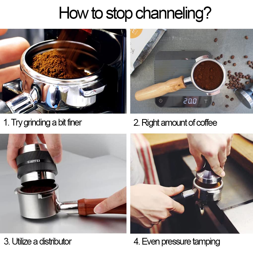 CAPFEI 3-ear fit provides broad compatibility with 51mm portafilters.