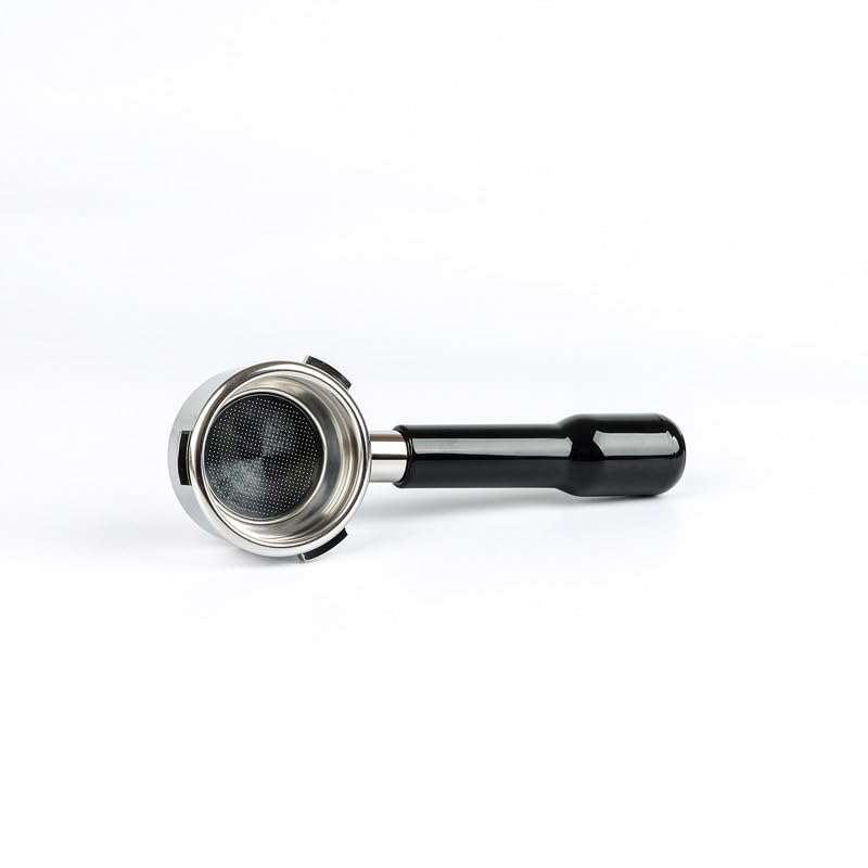 CAPFEI 58mm bottomless portafilter for Calphalon Temp IQ shows extraction flow