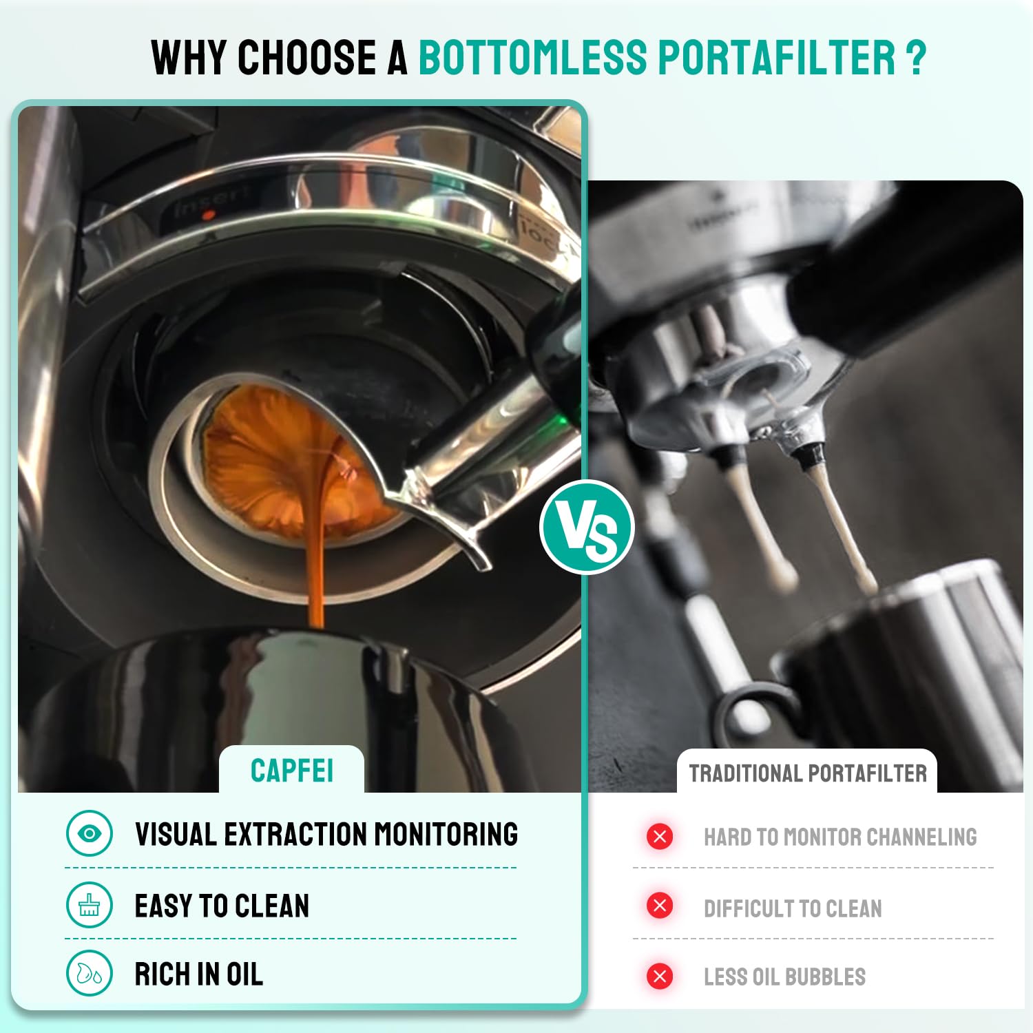 CAPFEI easy-clean design simplifies maintenance after every use.