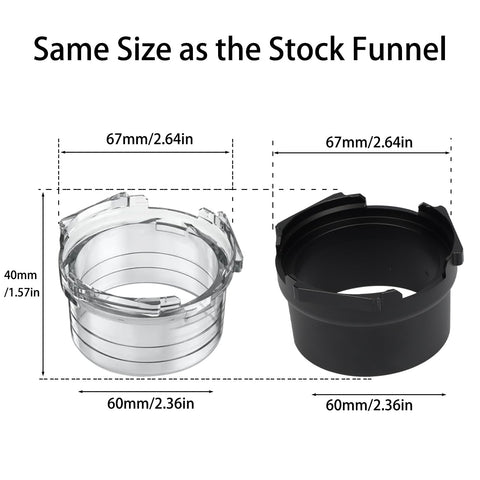 Upgrade CNC machined dosing funnel for Ninja Luxe Café Premier Series