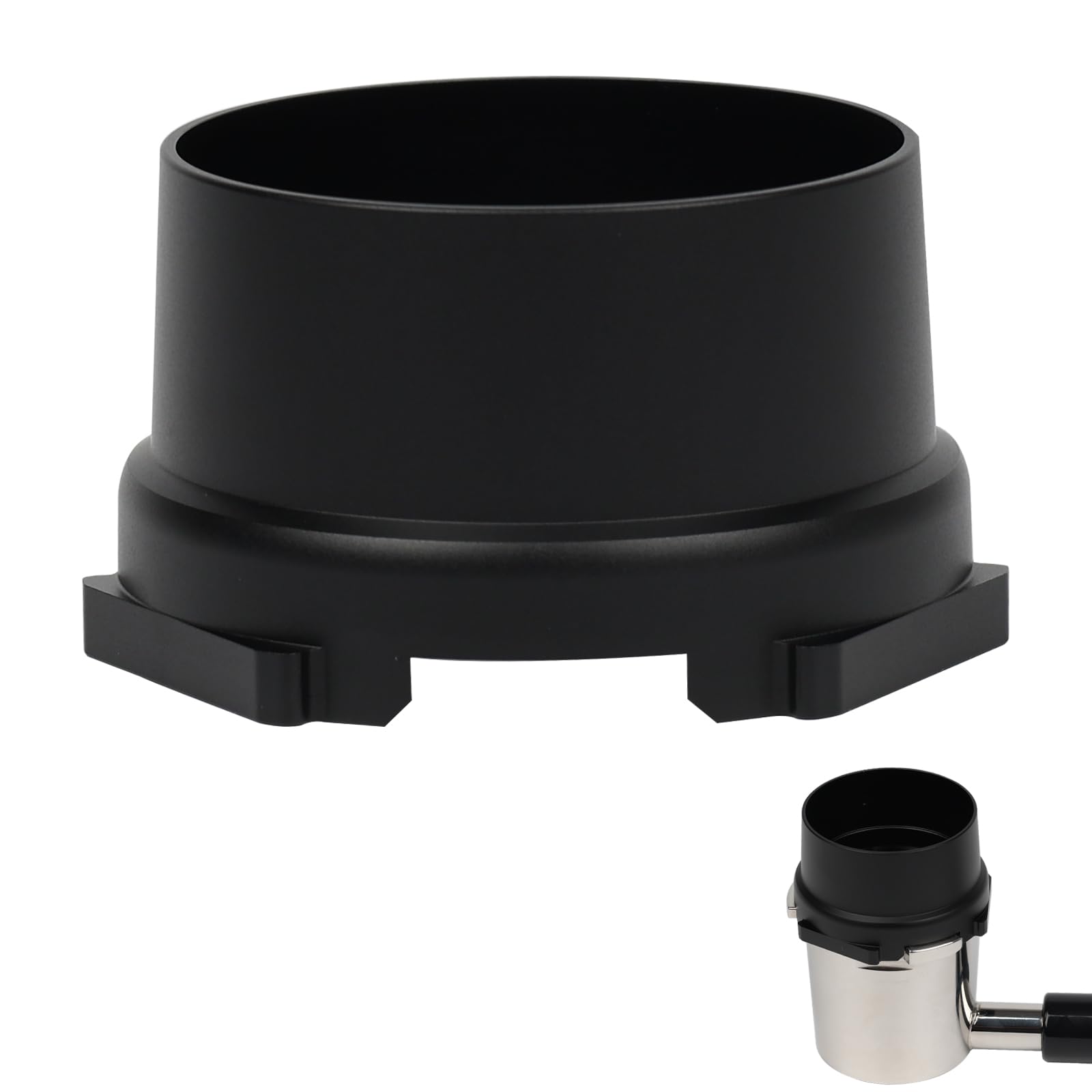 CAPFEI portafilter funnel for Ninja Luxe ES601 with mess-free seating