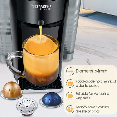 CAPMESSO fill step shows easy coffee loading before sealing.