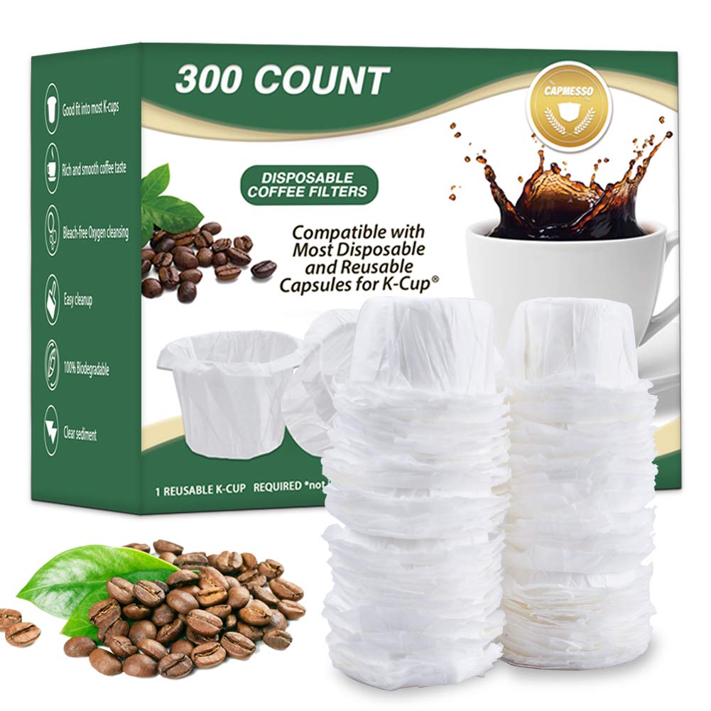 CAPMESSO Keurig filters 300-count package ready for quick replacement.
