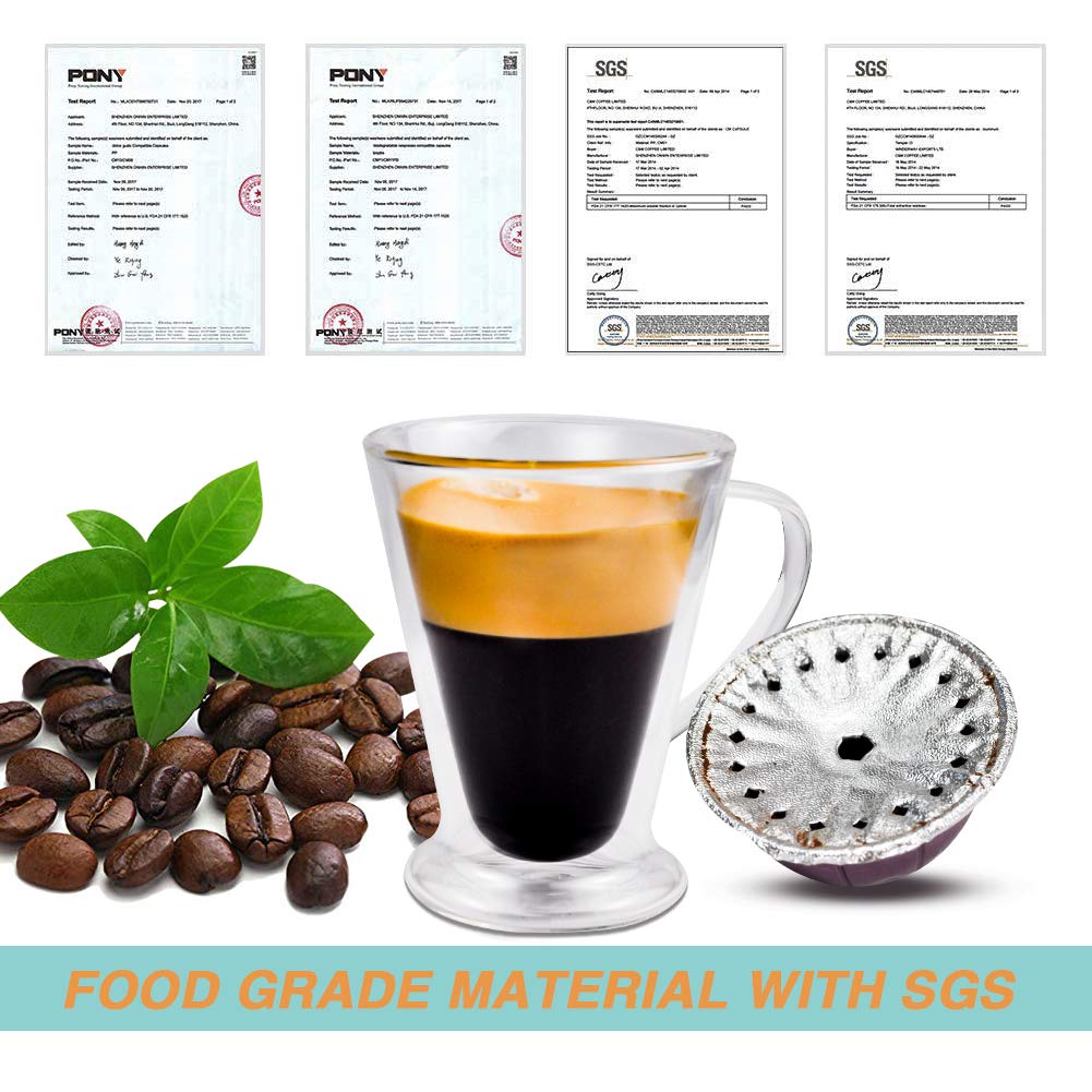 CAPMESSO packaging highlights 200 lids per pack and usage.