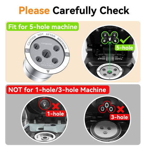 CAPMESSO stainless steel body reusable K cup for durability