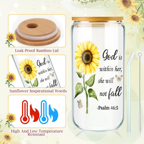 Capoda sunflower acrylic heart ornament brightens desks with warm charm