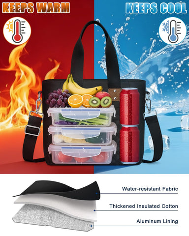 Capolo insulated interior demonstrates large capacity for meals and beverages