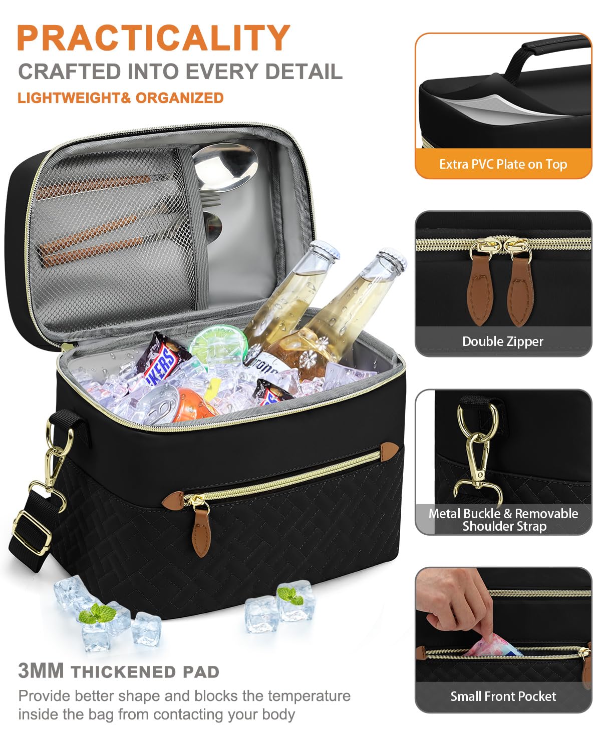 Capolo lunch box durable base designed for daily commuting wear
