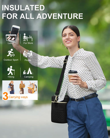 Capolo lunch box open top for easy loading of soups and salads