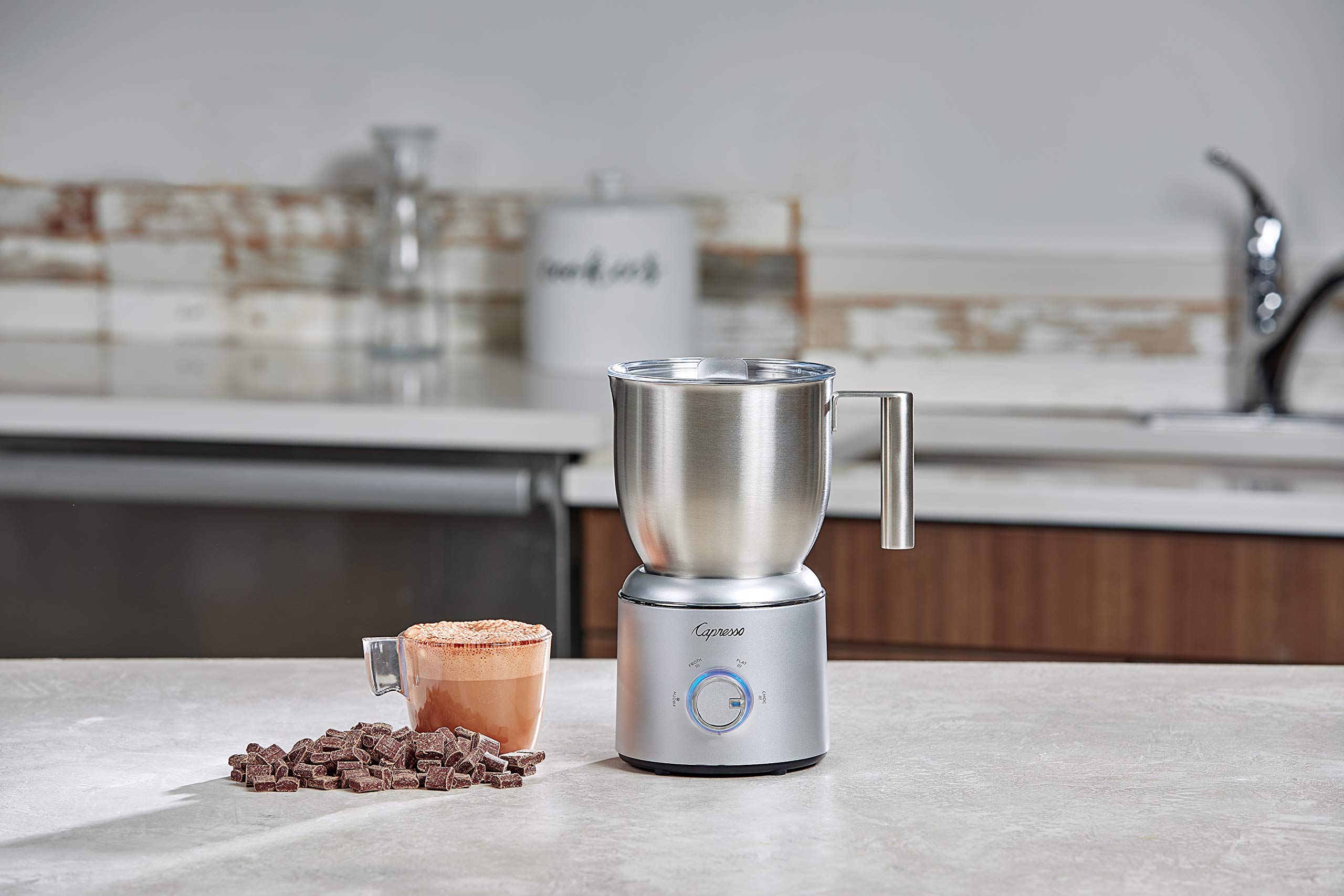 Capresso Froth Select supports tea lattes like matcha and chai