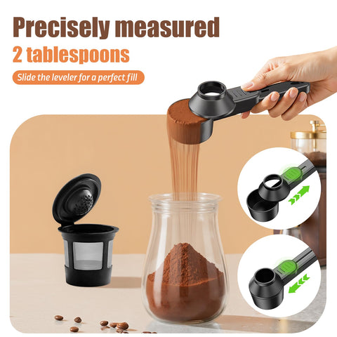 CAPMESSO no-spill pour demonstrates mess-free coffee preparation.