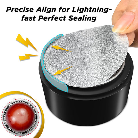 CAPMESSO sealing base demonstrates fast, mess-free pod filling.