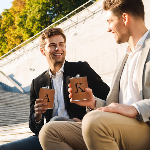 CARAKNOTS compact pocket flask fits easily in a pocket or bag.