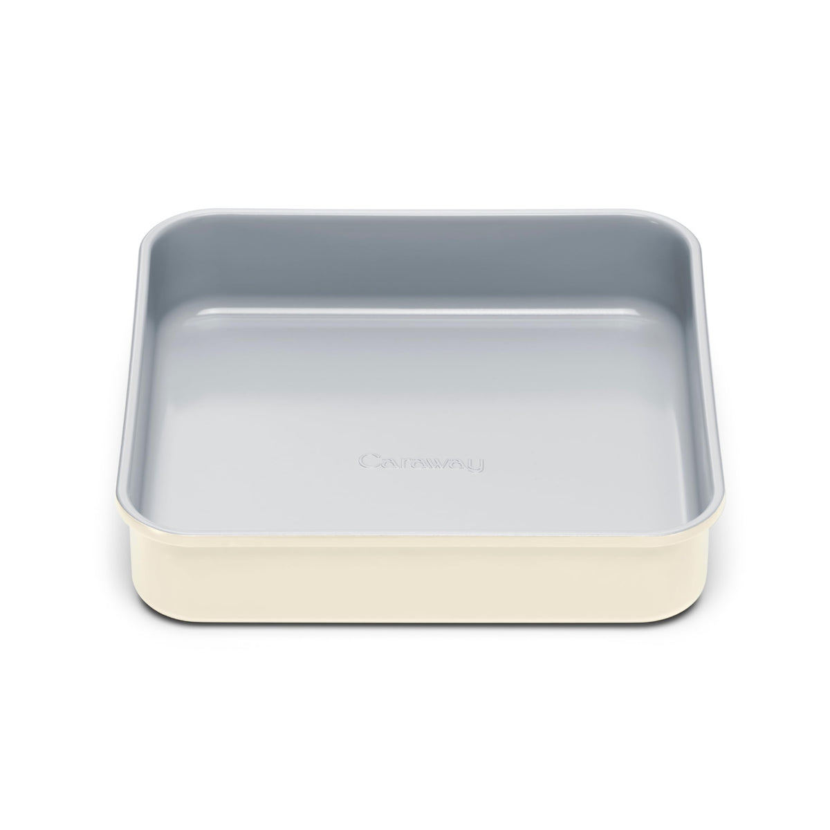 Caraway 9-inch square pan for brownies with easy release and quick cleanup.