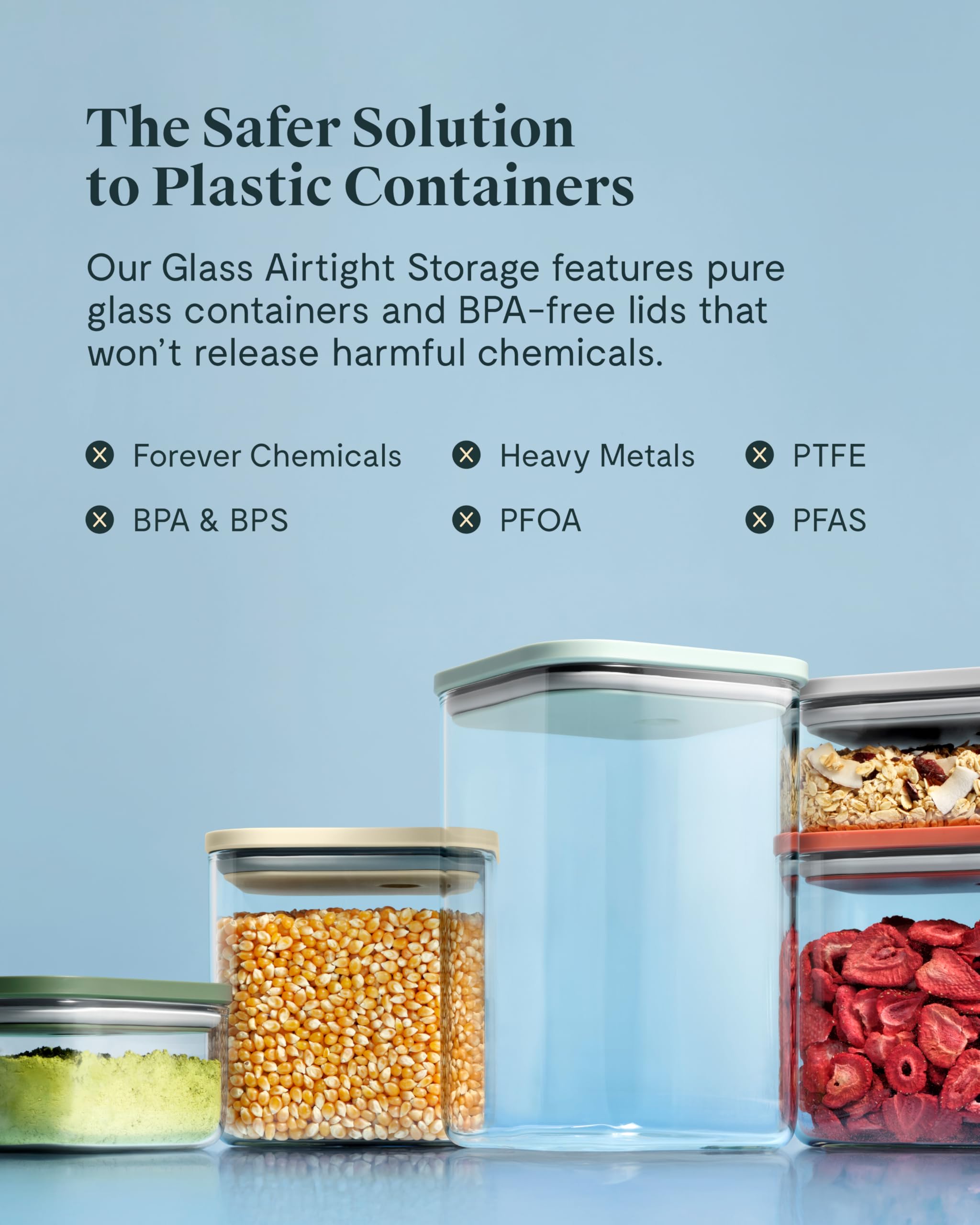 Caraway glass container BPA-free and non-toxic.