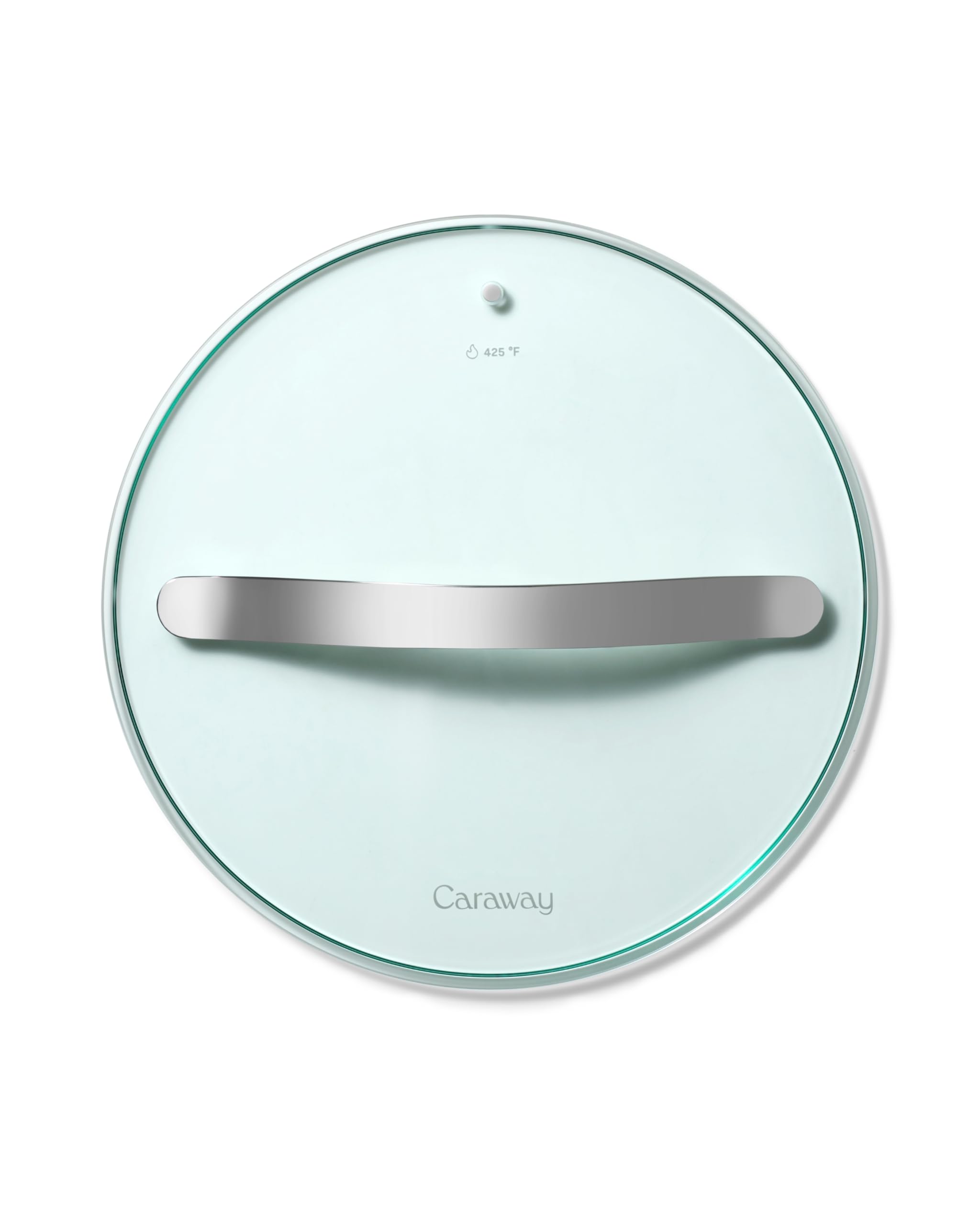 Caraway 7-inch glass lid with clear view for small pots, precise simmering