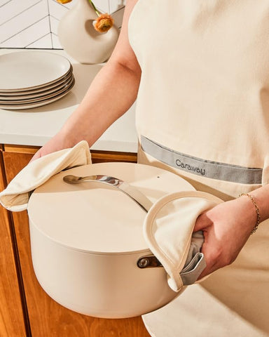 Caraway marigold kitchen pot adds color to cooking routines and daily meals.