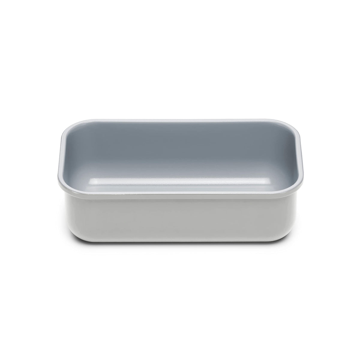 Caraway 1lb loaf pan angled shot for easy-release baking.