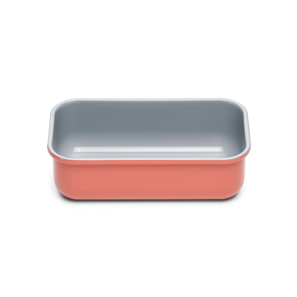 Caraway 1 lb loaf pan perspective view with easy-release ceramic coating for baking.