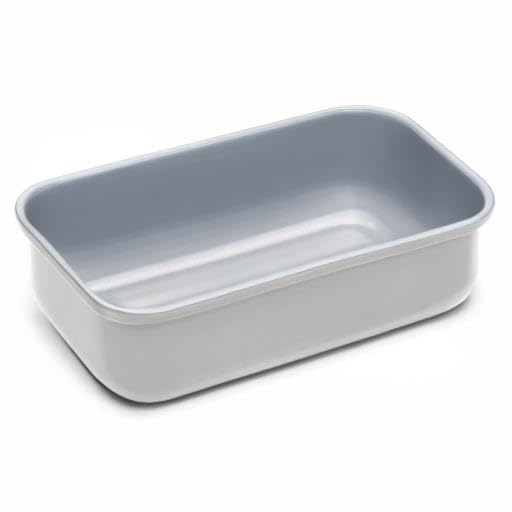 Caraway loaf pan in a stylish gray finish, perfect for gifting.