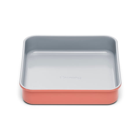 Caraway Perracotta 9-inch square pan with ceramic coating for easy release and cleanup