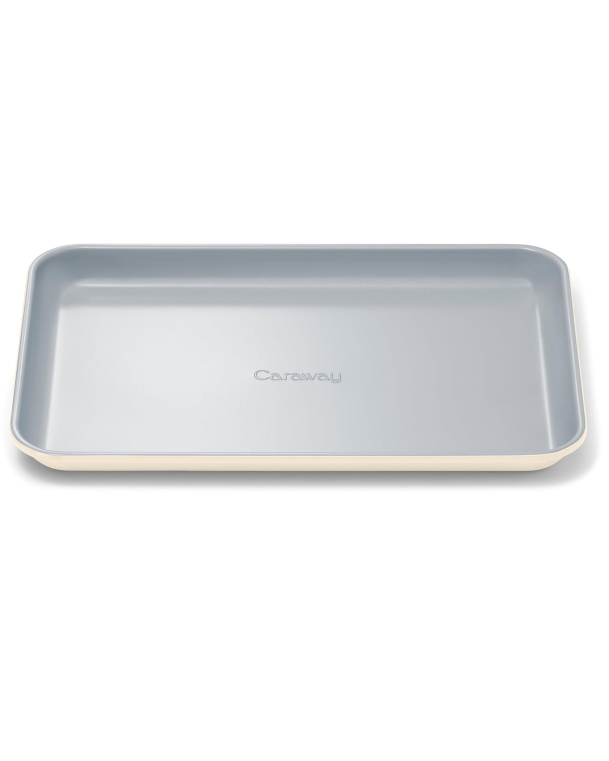 Caraway small baking sheet cream finish, oven-safe for even bakes.