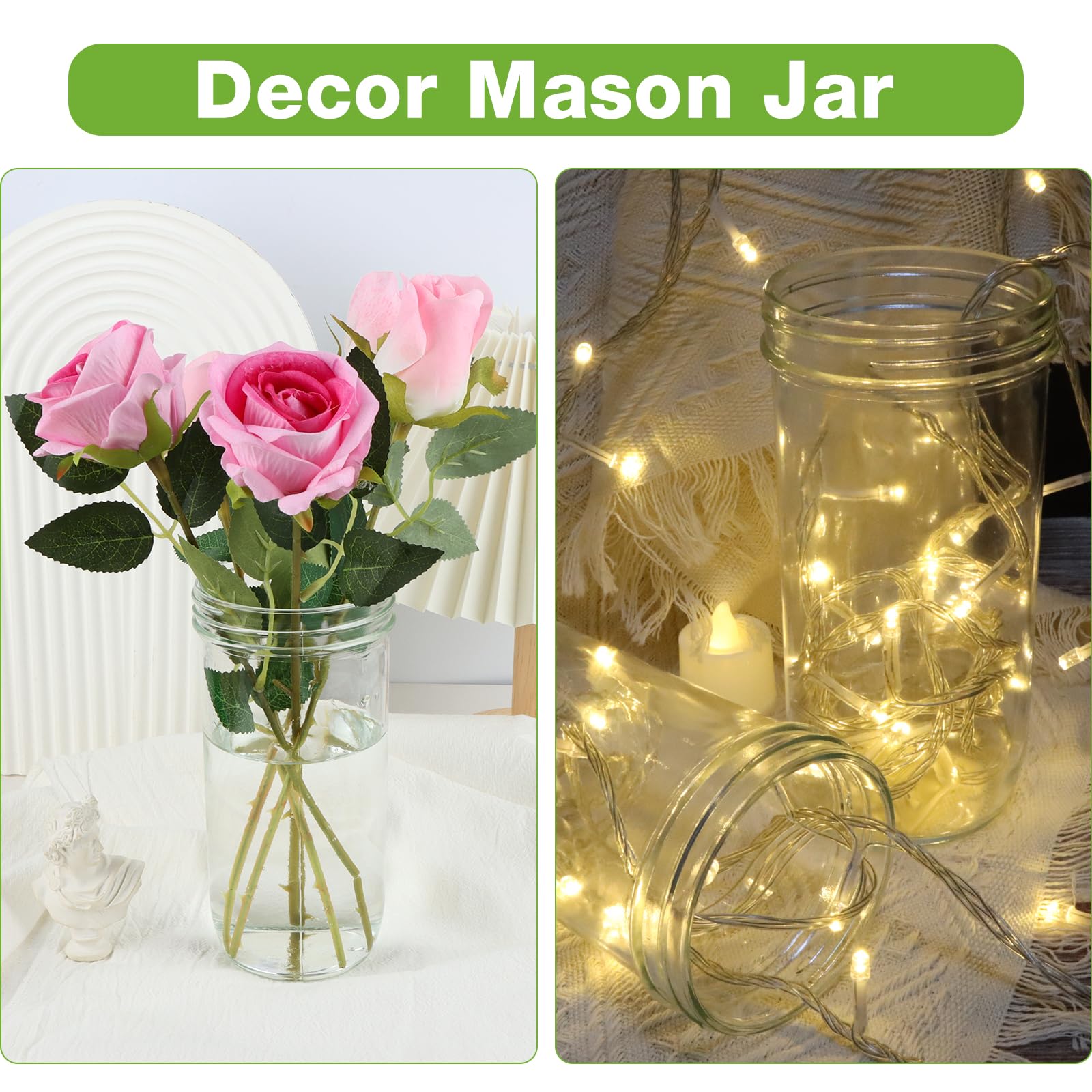 CARBLIN DIY decor jar suited for centerpieces and gifts.