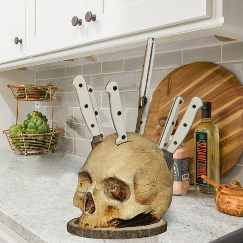 CAREEN horror kitchen head rack doubles as stylish fruit storage decoration.