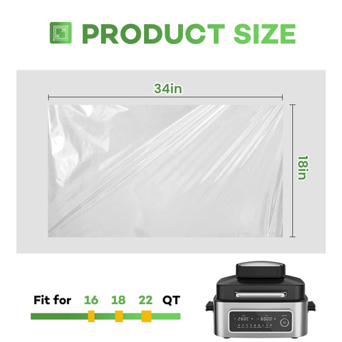 CAREGY PA nylon material roaster liner, heat-tolerant and safe.