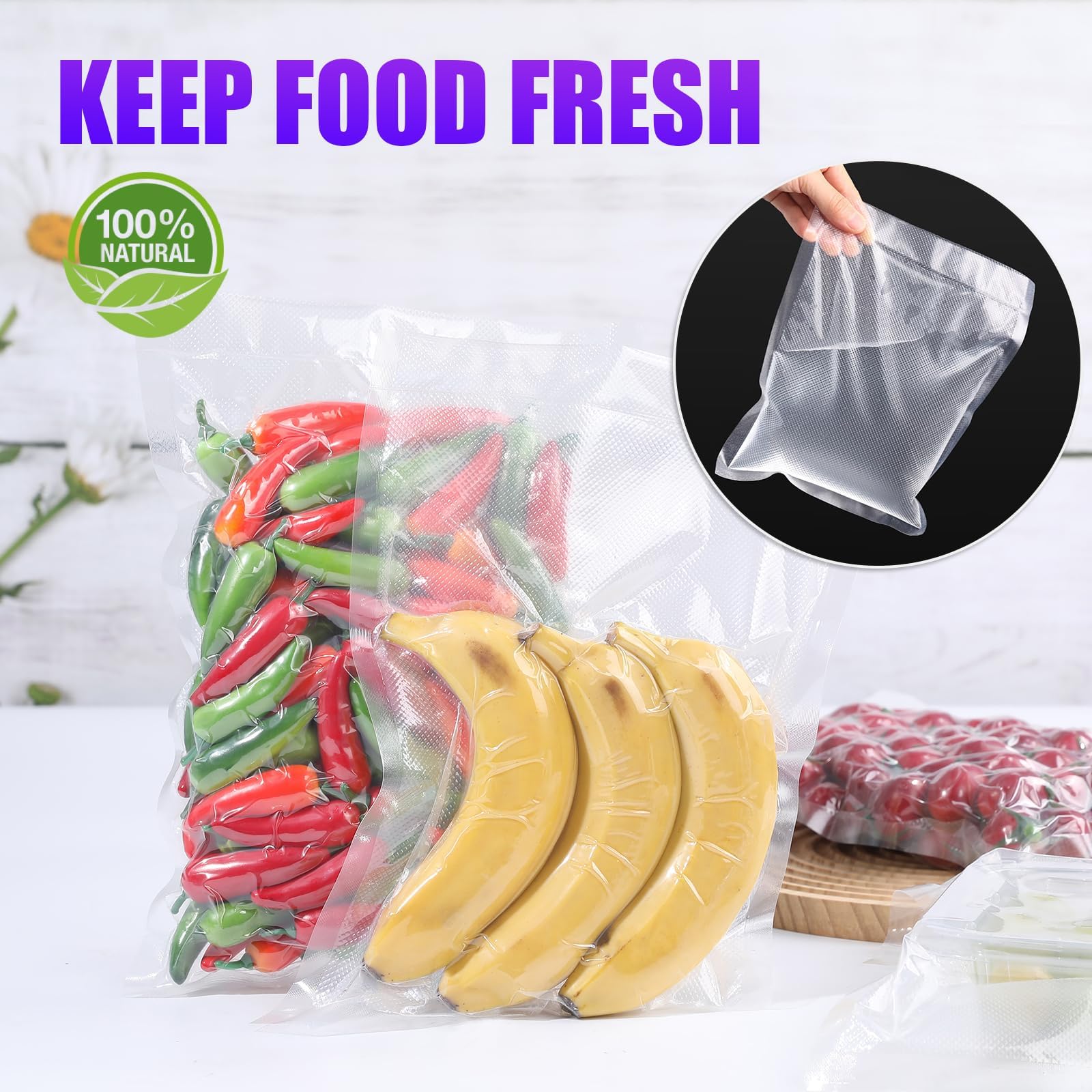 CAREGY sous vide ready bags support precise temperature cooking.