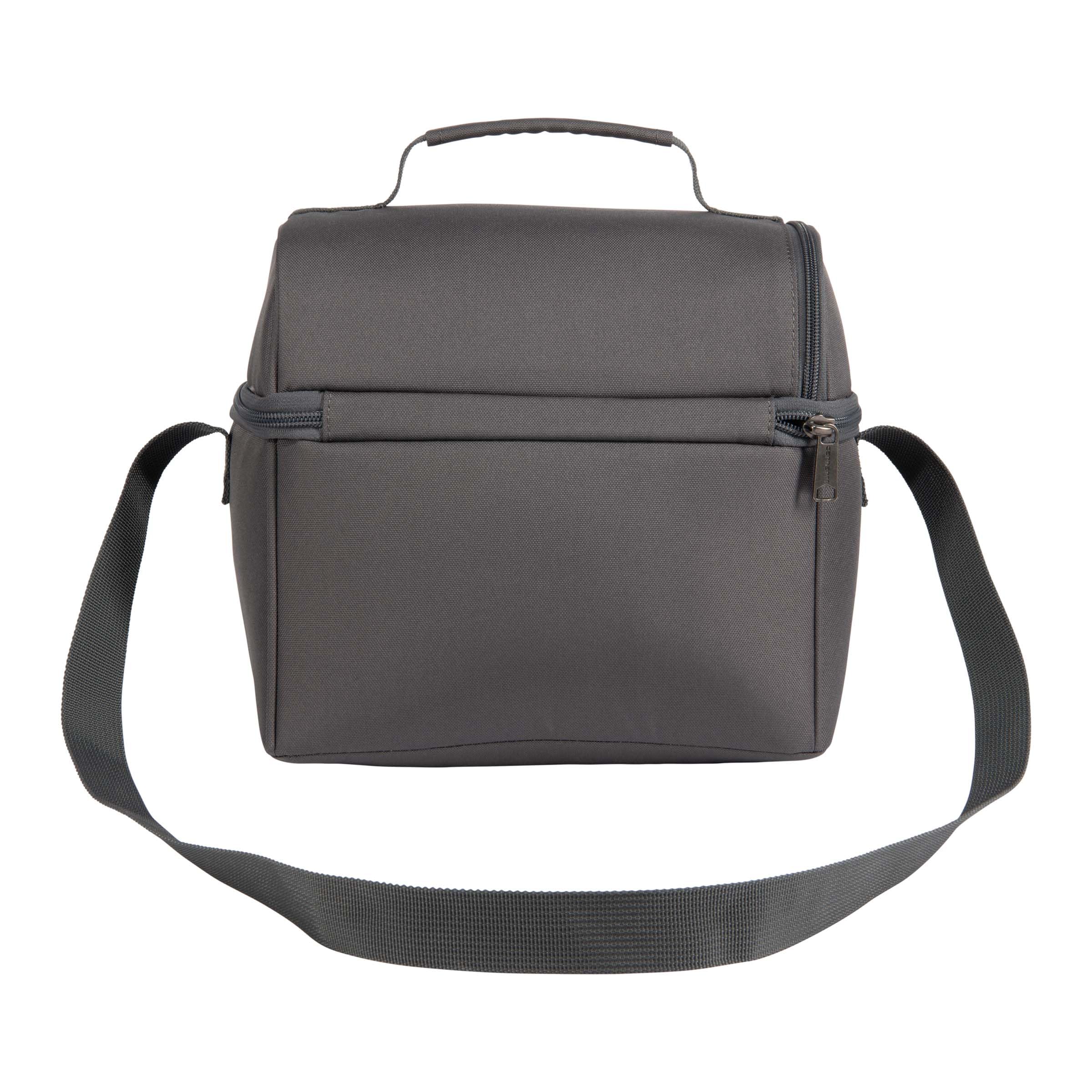 Carhartt lunch box spacious interior fits multiple meals for long shifts.