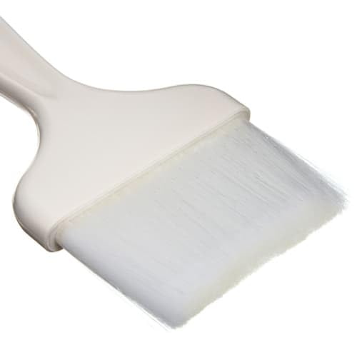 Tapered nylon bristles of Carlisle Galaxy brush for precise glaze