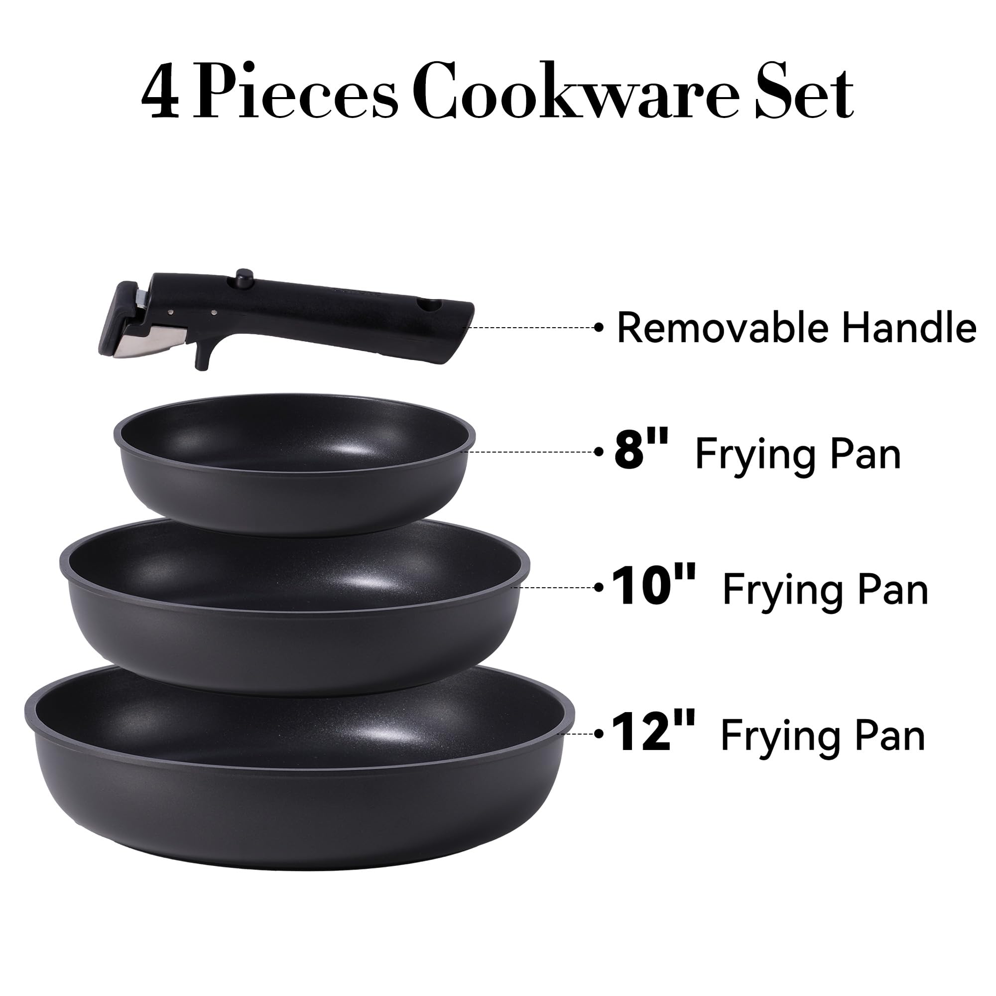 CAROTE 10-inch nonstick pan ideal for sizzling stir-fries.