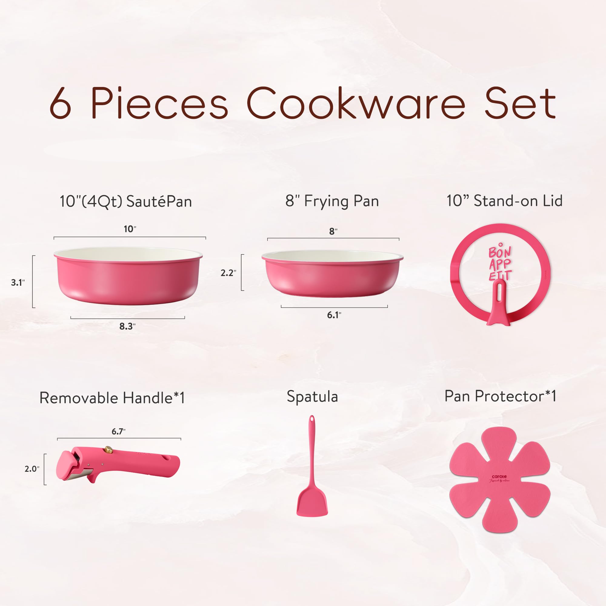 CAROTE 10-inch sauté pan nonstick perfect for one-pan meals