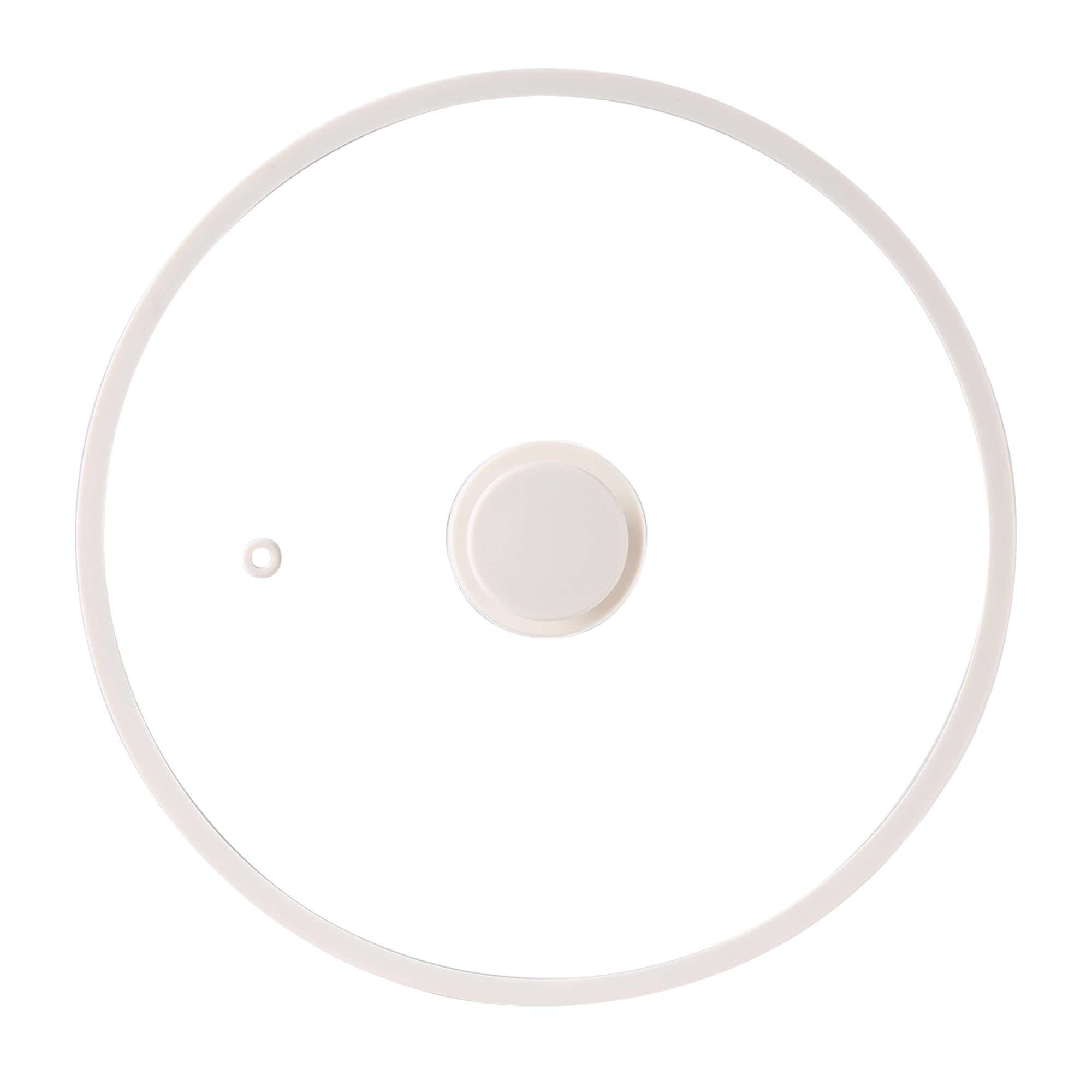 CAROTE 10-inch silicone lid on pot with universal fit and clear visibility