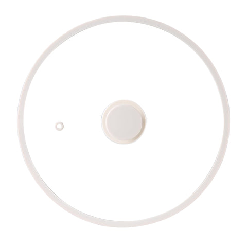 CAROTE 10-inch silicone lid on pot with universal fit and clear visibility