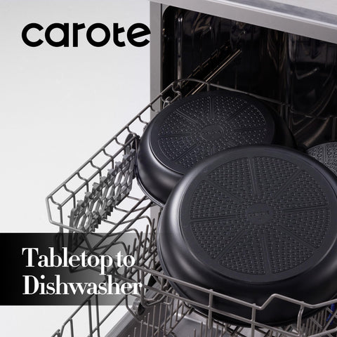 CAROTE 12-inch nonstick pan suitable for larger batches.